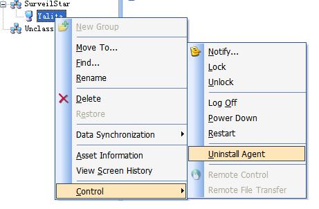 remove surveilstar agents